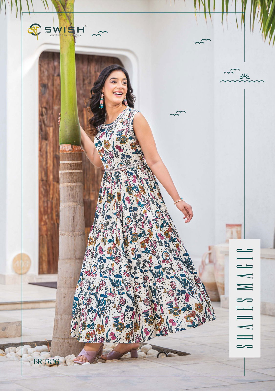 Swish Be Rich Vol 5 Wholesale Long Anarkali Party Wear Kurtis Orders In India
